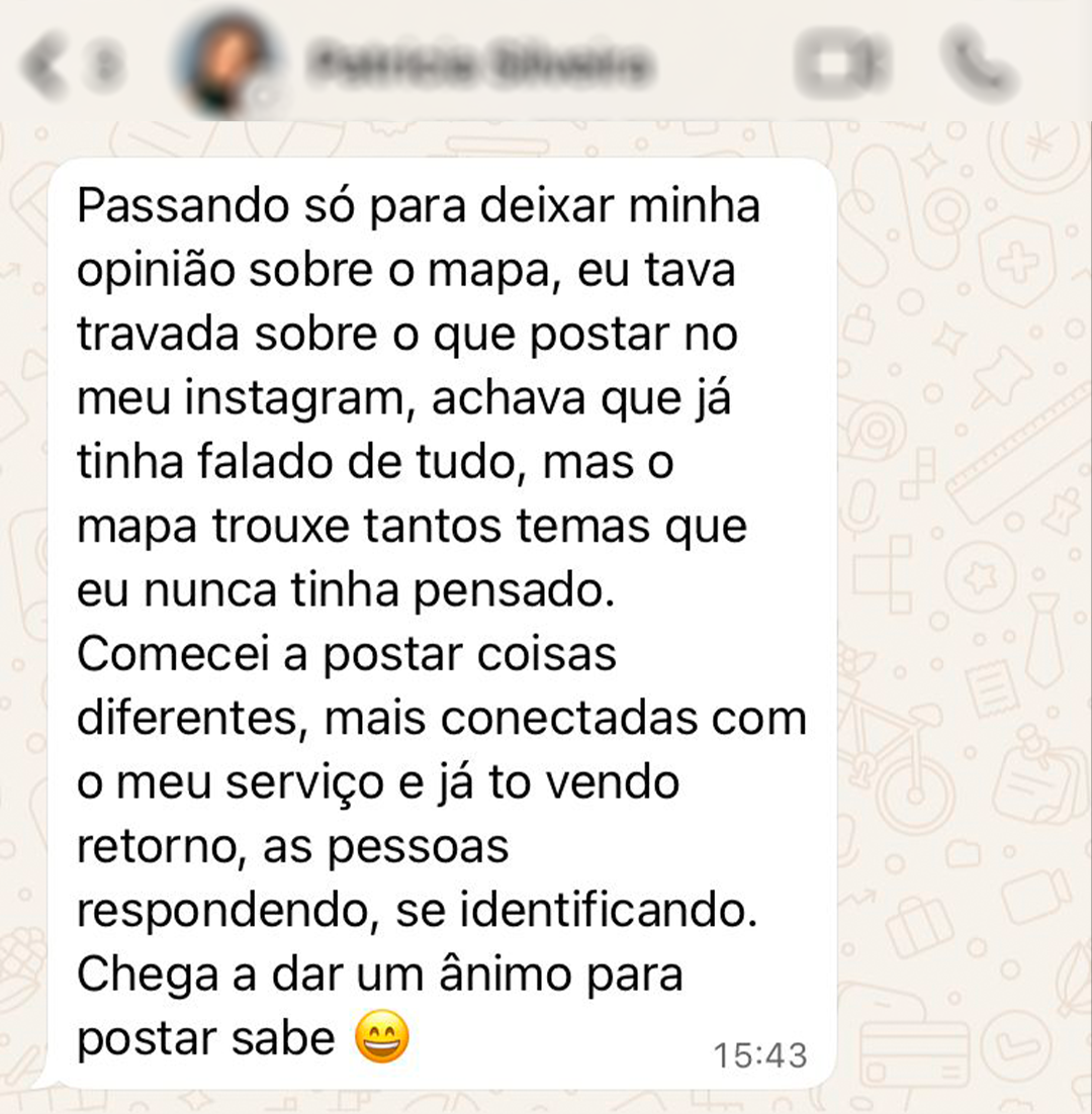 Depoimento Consultora