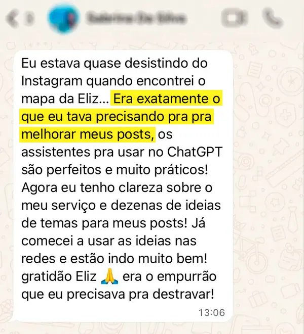 Depoimento Advogada